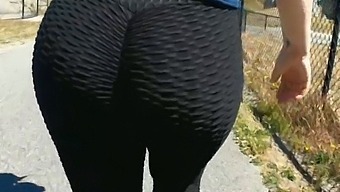 Sexy Mom With Big Booty Shows Off Her Curves In Public