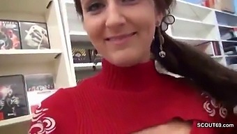 Temporary Employee Gets Fucked And Impregnated In A Video Store
