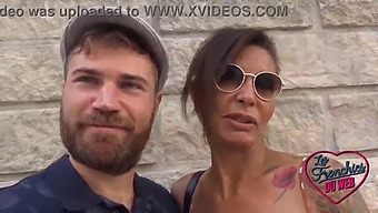 Tattooed French Barmaid With Big Natural Tits